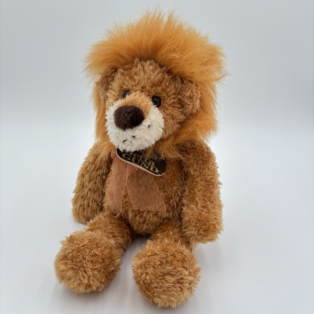 Vtg Retired Gotta Getta Gund Pounce DeLion 16" Plush Lion 5039 Stuffed Animal